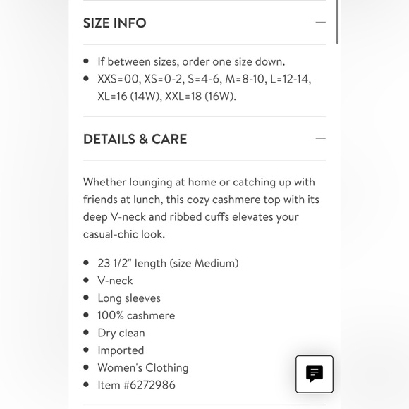 Nordstrom NWOT 100% Cashmere Blue Teal V Neck Sweater Size Large - Picture 5 of 10